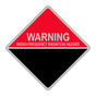 Warning Radio Frequency Radiation Hazard Custom Sign RF-CUSTOM