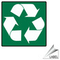 Recycle Symbol Label for Recycling / Trash / Conserve LABEL_SYM_98_b
