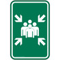[Graphic] Muster Point Sign for Emergency Response PKE-27752