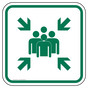 [Graphic] Muster Point Sign for Emergency Response PKE-27761