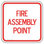 Fire Assembly Point Sign for Emergency Response PKE-27774