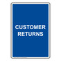 Portrait Customer Returns Sign NHEP-27621