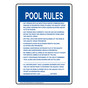 Rhode Island Pool Rules Sign NHE-15309-RhodeIsland