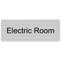 Silver Engraved Electric Room Sign