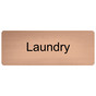 Cashew Engraved Laundry Sign EGRE-395_Black_on_Cashew