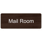 Kona Engraved Mail Room Sign EGRE-415_White_on_Kona