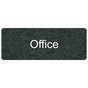 Charcoal Marble Engraved Office Sign EGRE-485_White_on_CharcoalMarble