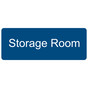 Blue Engraved Storage Room Sign EGRE-584_White_on_Blue