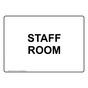 Staff Room Sign for Wayfinding NHE-13763