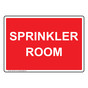 Sprinkler Room Sign NHE-16511