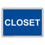 Closet Sign NHE-27615