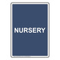 Portrait Navy Nursery Sign NHEP-9700-White_on_Navy