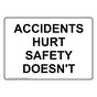 Accidents Hurt Safety Doesn't Sign NHE-33706