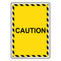 Portrait Caution Sign NHEP-27651