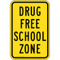 Drug Free School Zone Sign PKE-14461