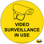 Video Surveillance In Use Floor Label NHE-18852