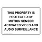 This Property Is Protected By Motion Sensor Activated Sign NHE-38948