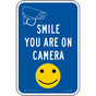 Smile You Are On Camera Sign for Security / Surveillance TRE-13542