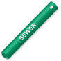 Coiled White-on-Green Sewer Pipe Marker CS578017