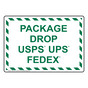 Package Drop Usps UPS Fedex Sign NHE-35711_WGSTR