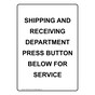 Portrait Shipping And Receiving Department Press Sign NHEP-38720