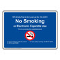 New York City Smoke-Free Air Act Sign NHE-50813-New York City