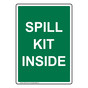 Portrait Spill Kit Inside Sign NHEP-18514