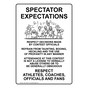 Spectator Expectations With Symbol Sign NHE-17648