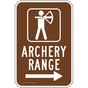 Archery Range Right Arrow Sign PKE-17653
