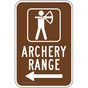 Archery Range Left Arrow Sign for Recreation PKE-17654