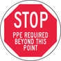 STOP PPE REQUIRED Lens for 40 W Projector