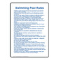 Pittsburgh Swimming Pool Rules Sign NHE-50786-Pittsburgh