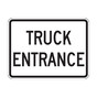 Reflective Truck Entrance Sign CS276239