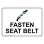 Fasten Seat Belt Sign for Transportation NHE-8093