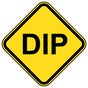 Dip Sign for Traffic Safety NHE-17511