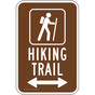Hiking Trail Left / Right Arrow Sign PKE-17216