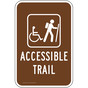 Accessible Trail Sign for Accessible PKE-17218