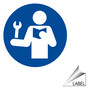 [Graphic] Read Instruction Manual LABEL-CIRCLE-1285