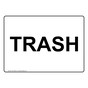 Trash Sign NHE-18396