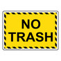 No Trash Sign NHE-34406_YBSTR