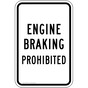 Engine Braking Prohibited Sign PKE-18687