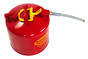 Actuated pour valve and 5/8-in. flexible metal hose