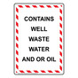 Portrait Contains Well Waste Water And Or Oil Sign NHEP-19729_WRSTR