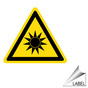 Pictogram Optical Radiation Warning Label TRIANGLE_1349