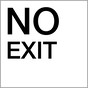 VA Code No Exit Sign NHE-15972