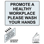 Promote A Healthy Workplace Label for Workplace Safety NHE-13215