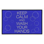 Keep Calm And Wash Your Hands Nylon Floor Mat CS472544