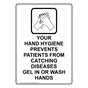 Portrait Your Hand Hygiene Prevents Sign With Symbol NHEP-26670