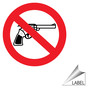 No Guns Allowed Symbol Label for Alcohol / Drugs / Weapons