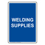 Portrait Welding Supplies Sign NHEP-32696_BLU
